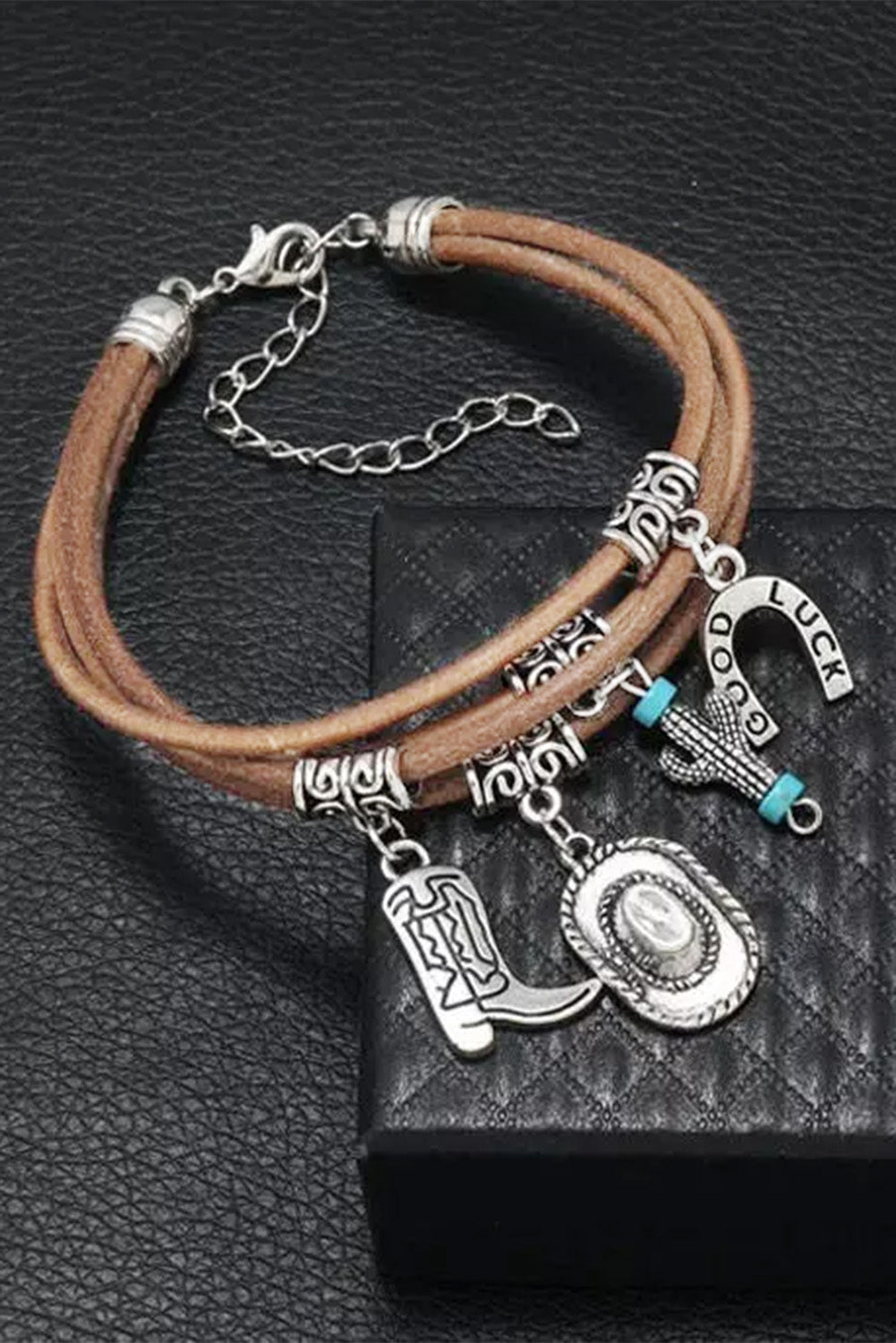 Silvia | Pulsera Multicapa Cactus de la Suerte