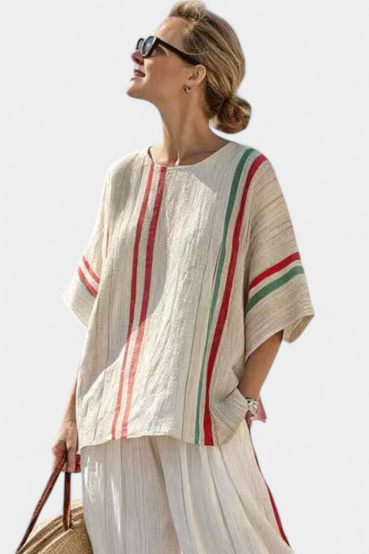 Paloma | Conjunto de Pantalón Boho Estampado