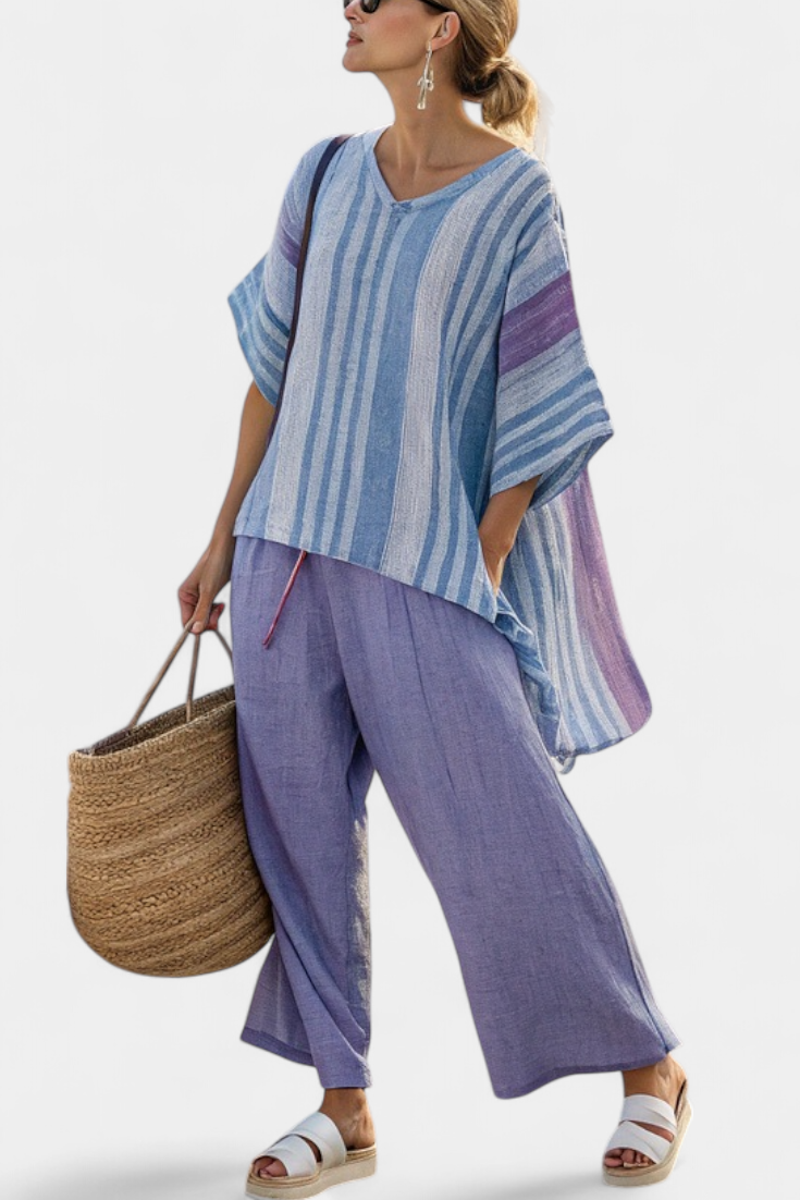 Maite | Conjunto de Pantalón de Lino