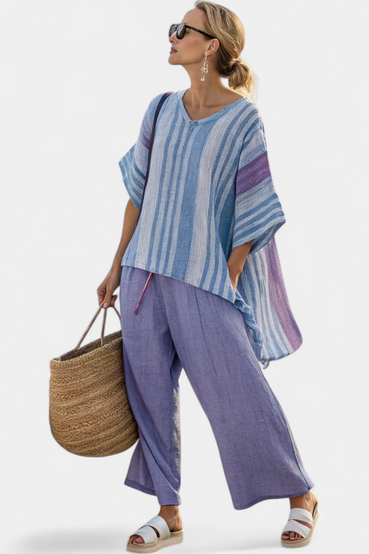 Maite | Conjunto de Pantalón de Lino