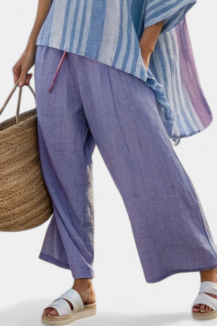 Maite | Conjunto de Pantalón de Lino