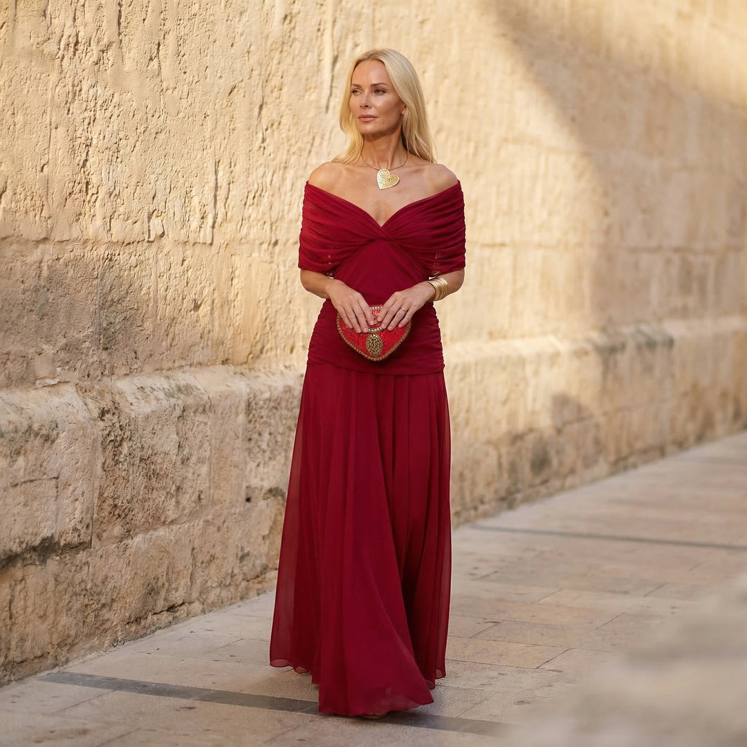 Marta | Vestido rojo elegante