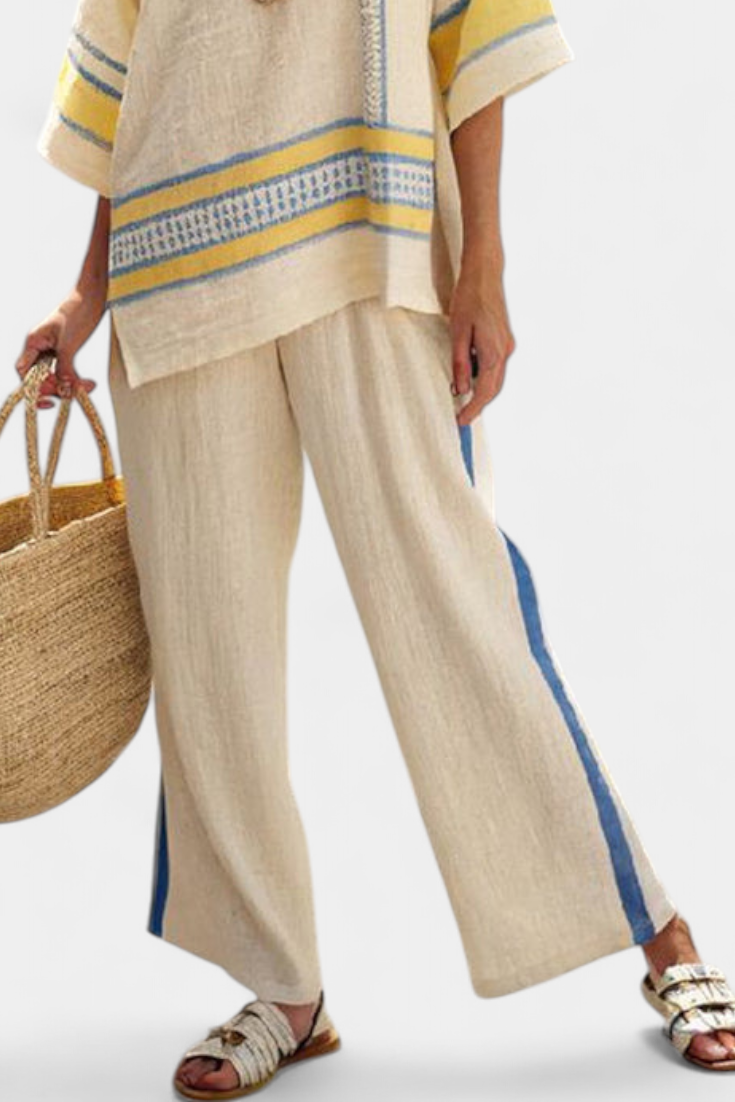 Virginia - Conjunto de Pantalón de Lino