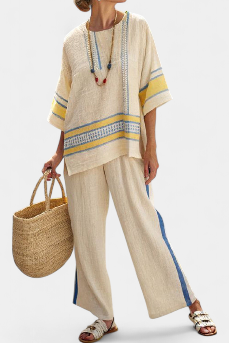 Virginia - Conjunto de Pantalón de Lino